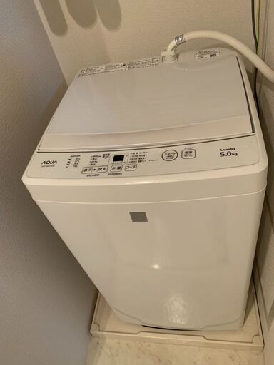 名古屋【7月10,11日に引取可能な方】AQUA 洗濯機 2019年 AQW-GS5E7 5.0kg【美品】