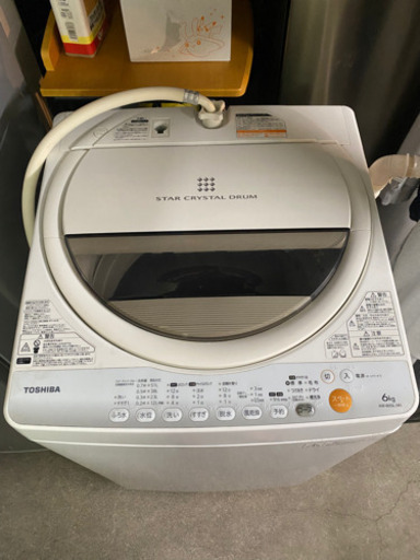 非売品 TOSHIBA洗濯機ZABOONピュアホワイト AW-6DH1-W2021年製 洗濯機