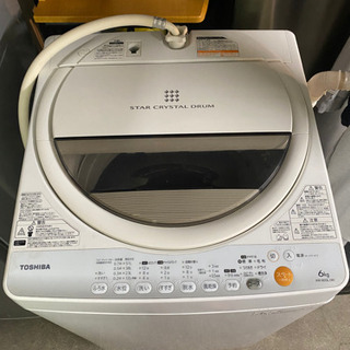 ★東芝★ 6.0kg 全自動洗濯機　ピュアホワイト