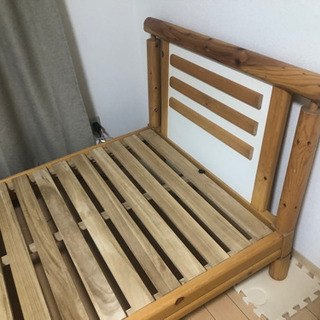 【シングルベッド】木製