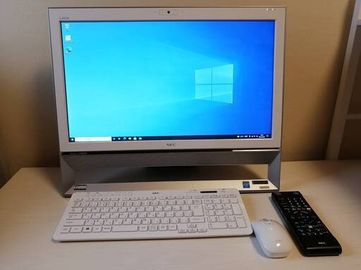 ★ NEC LAVIE Desk All-in-one PC-DA370AAW [ファインホワイト] Celeron3205U/1TB/WEBカメラ/4GB/Office/3波TV/DVD