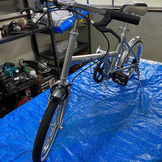 折りたたみ式16インチ自転車　超美品！　シルバー
