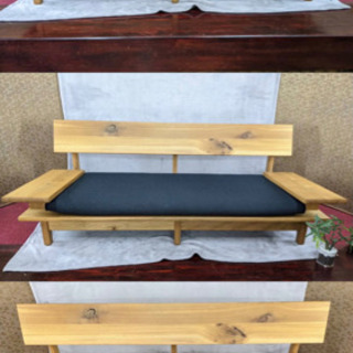 【値下げしました】飛騨産業 森のことば　ソファ 3P トリプルソファ 3人掛け SN105SO オーク材 家具 インテリア イス