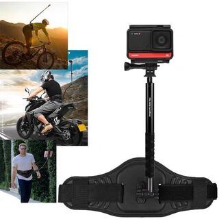 未使用 自転車用GoPro撮影 腰用固定ベルト 自撮り棒