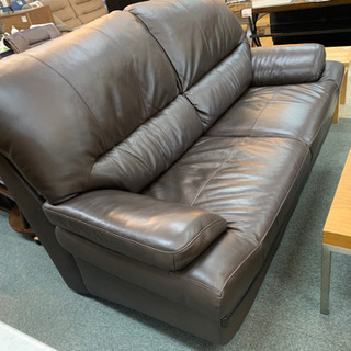 MJ200 皮張りハイバックソファ