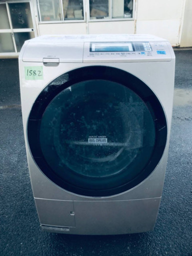 ②‼️ドラム式入荷‼️ ✨乾燥機能付き✨‼️9.0kg‼️1582番 HITACHI✨日立電気洗濯乾燥機✨BD-S7400L‼️