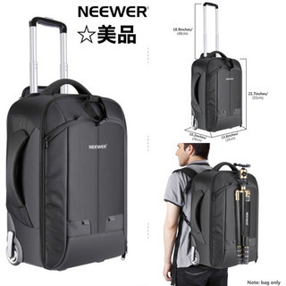 Neewer 2-in-1 コンバーチブル 車輪付き カメラバッ...