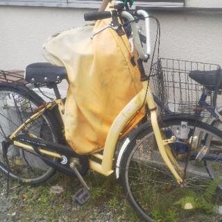 (契約済み)自転車 黄色 無料