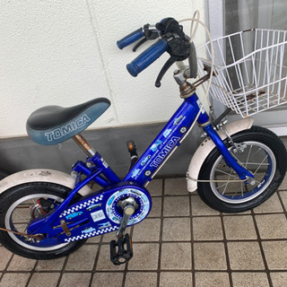 【ネット決済】トミカ　自転車　12インチ　3歳〜　値下げ