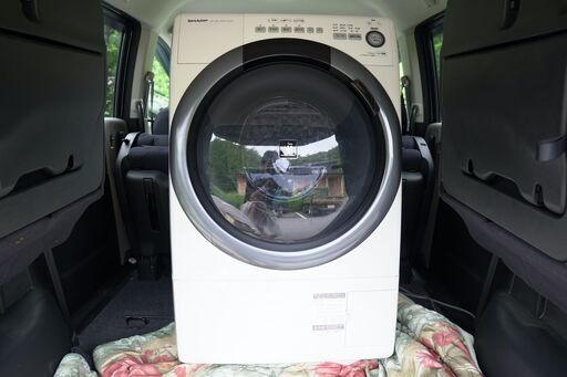 ドラム洗濯機　2020年製　SHARP ES-S7D-WL（使用期間6ヶ月のみ）お届け可能。