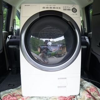 ドラム洗濯機　2020年製　SHARP ES-S7D-WL（使用...