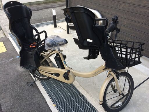 地域限定送料無料 ヤマハ パスバビー アン 三人乗り 12,3AH 子供乗せ