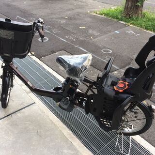 地域限定送料無料　パナソニック　ギュットミニ　三人乗り　子供乗せ　20AH　茶　キッスミニ　ビッケポーラー　神戸市　電動自転車