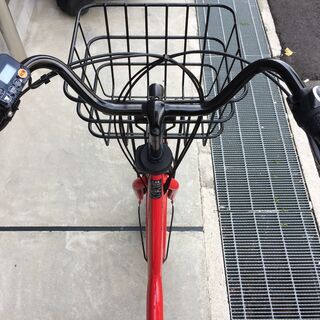 関西限定　パナソニック　ギュットアニーズ　2020年　三人乗り　子供乗せ　16AH　赤　パスバビー　ビッケ　神戸市　電動自転車