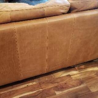 ［ 中古美品 ］クラッシュゲート 2.5P 本革ソファ