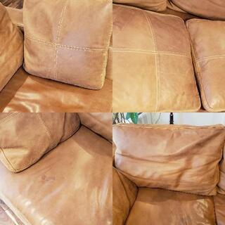 ［ 中古美品 ］クラッシュゲート 2.5P 本革ソファ