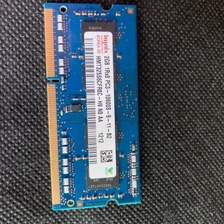 ノートPC用メモリー　2GBx2