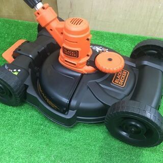 ブラック＆デッカー コード式コンパクト芝刈りワゴン MTE912【中古美品】
