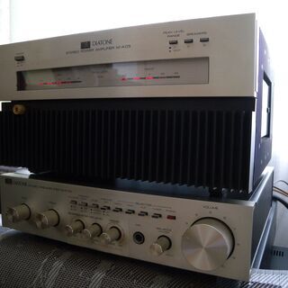 ステレオアンプ プリアンプ・パワーアンプ DIATONE M-P05 M-A05 ステレオアンプ プリアンプ・パワーアンプ DIATONE M-P05 M-A05