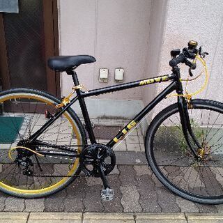 L.I.G MOVE 700cクロスバイク アルミ/7speed/ブラックxゴールド