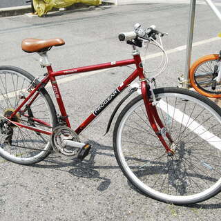 5799　AZZURI 28インチ 赤 PROGEAR　自転車