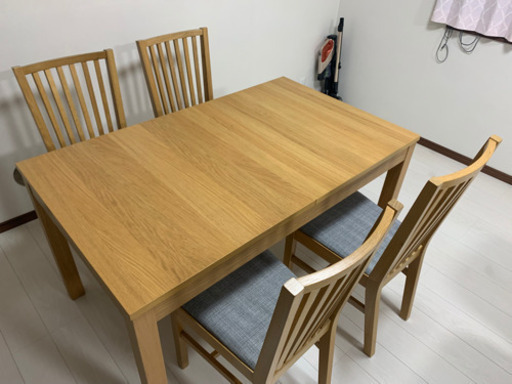 【美品】IKEAダイニングテーブルとイスのセット