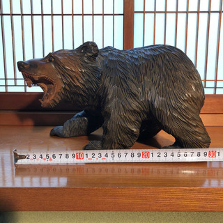 木彫り　熊　クマ　くま　八雲　農民美術　３０cm