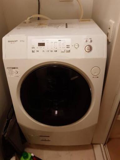 【決まりました】ドラム式洗濯機　SHARP　ES-V230