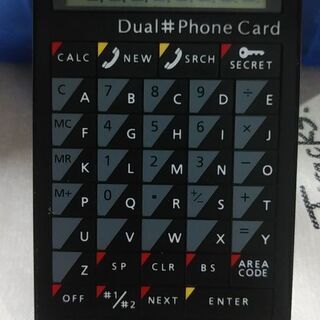 ＤＦ-212 セイコー　Dual Phone Card カード型...