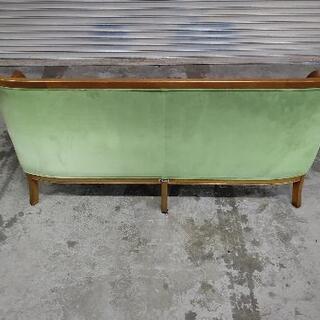 マルニ maruni 地中海サランテ ラブシート オットマン付き モケットグリーン マルニ maruni 地中海サランテ ラブシート オットマン付き モケット