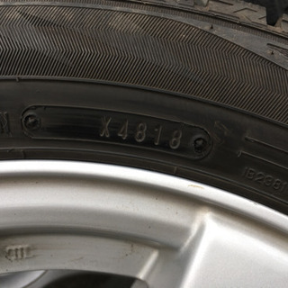 取引終了］水戸市赤塚スタッドレス 195/55R15 ダンロップ4本 アルミ 