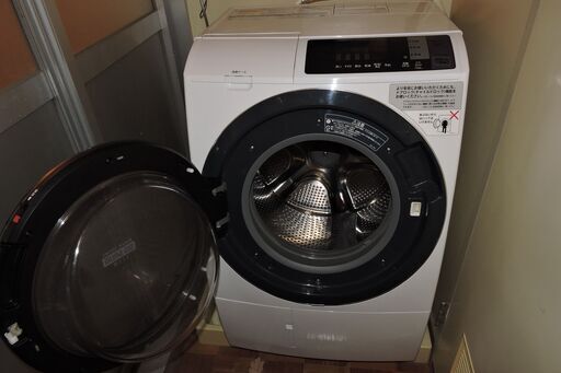 ドラム式洗濯機　HITACHI BD-SG100BL ドア左に開きます 2017年製