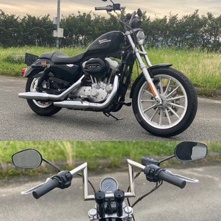 ハーレーダビッドソン　XL883  走行2500キロ　車検ほぼ2年付　陸送可能 ハーレーダビッドソン XL883 走行2500キロ 車検ほぼ2年付 陸送可能