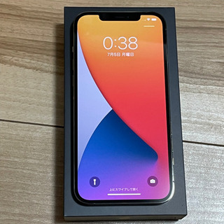 新品同様 SIMフリー iPhone12ProMax 128GB グランファイト