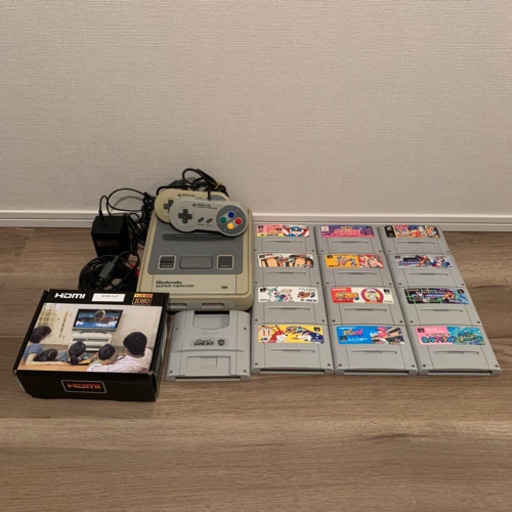 【激レア】スーパーファミコン本体+人気カセットセット