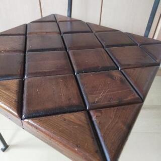 デザイナー家具 木とアイアンの椅子 値下げ交渉可能