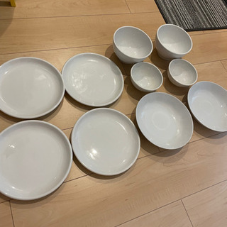 白いお皿　10枚セット