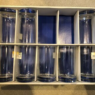 Sasaki Glass ８個　中古品　管RKJ0441