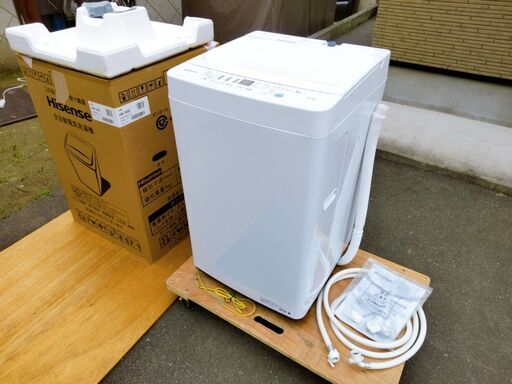 美品 Hisense HW-T45D 全自動電気洗濯機 ハイセンス 4.5kg 2020年製