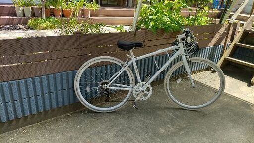 27インチ自転車ホワイト