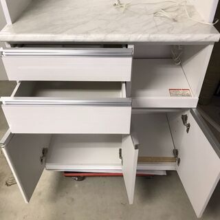 値下げ　美品　高級　ブランド　食器棚　キッチンキャビネット　古賀家具　No.50