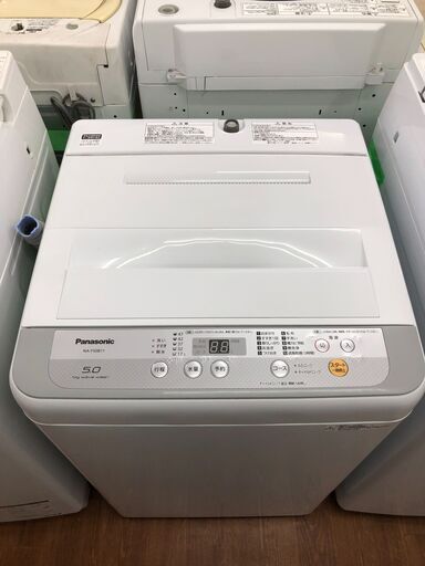 【リサイクルショップどりーむ天保山店】3141【期間限定30％OFF対象品】　洗濯機　Panasonic　パナソニック　NA-F50B11　洗濯容量5.0Kg　2018年製　中古品