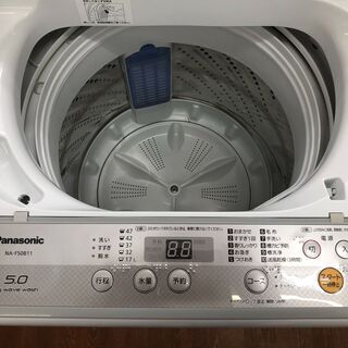【リサイクルショップどりーむ天保山店】3141【期間限定30％OFF対象品】　洗濯機　Panasonic　パナソニック　NA-F50B11　洗濯容量5.0Kg　2018年製　中古品 リサイクルショップどりーむ天保山店】3141【期間限定30％OFF対象品】 洗濯