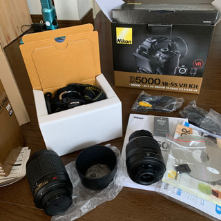 最終値下げ　早い者勝ち　Nikon D5000 ダブルズームキット