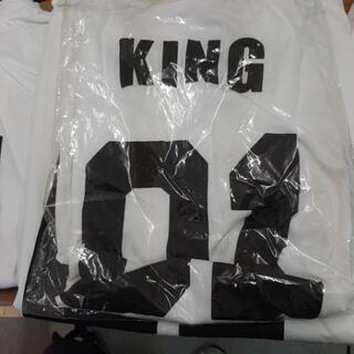 キング　白色　Tシャツ　M　L　XL　XXL