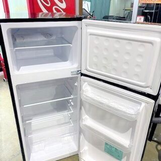 冷蔵庫 Haier JR-N130A 2019年製 130L ブラック 2ドア 単身様向け キッチン 料理 住まい - 岐阜市