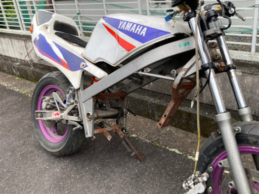 TZM YBR125エンジン用 フレーム足回り 外装おまけ エンジンレス車