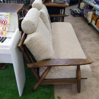 【✨老舗メーカー✨】　ナガノインテリア　2ｐワイドソファ　3ｐソファ　