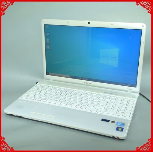 新品SSD-256G ホワイト色 ノートパソコン 良品 15.5型 SONY VPCEB39FJ