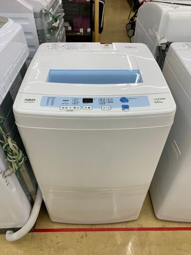 AQUA / アクア 6.0kg 洗濯機 2014年 AQW-S60C(S)